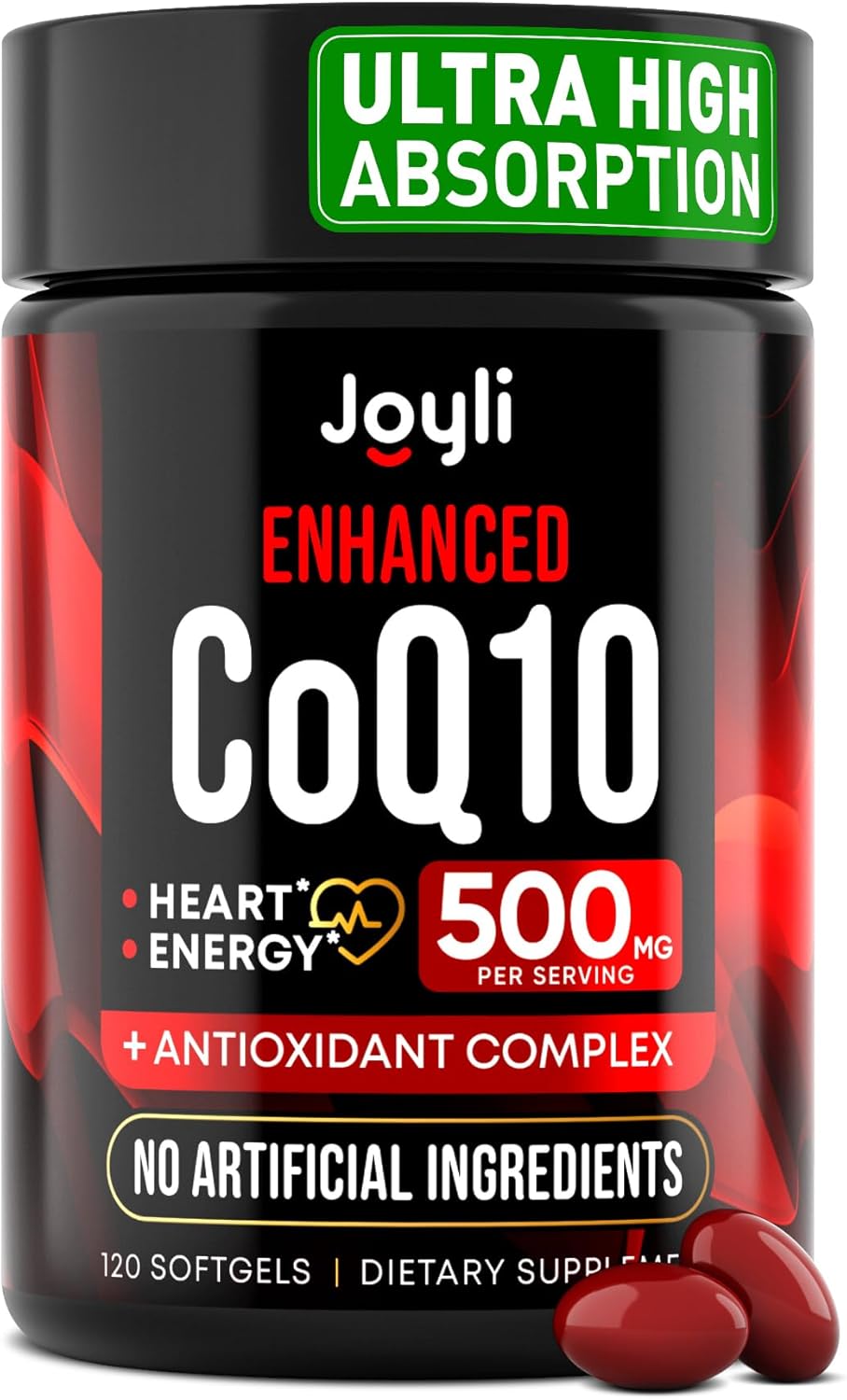 CoQ10 500MG Softgels for Heart Health