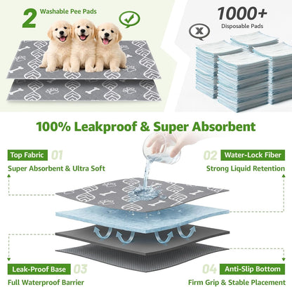 Large Realistic Dog Grass Pad with Tray